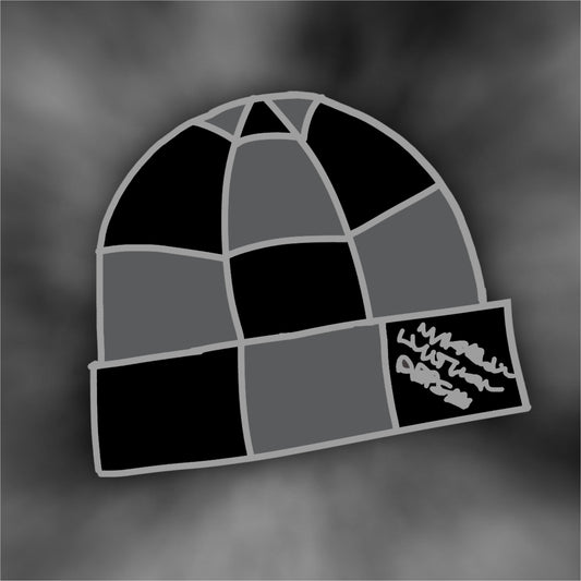 DAMIER CHECKERED BEANIE/SCARF SET